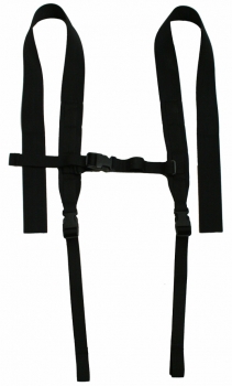 Snowsled Shoulder Straps for Waist Harness, non-padded